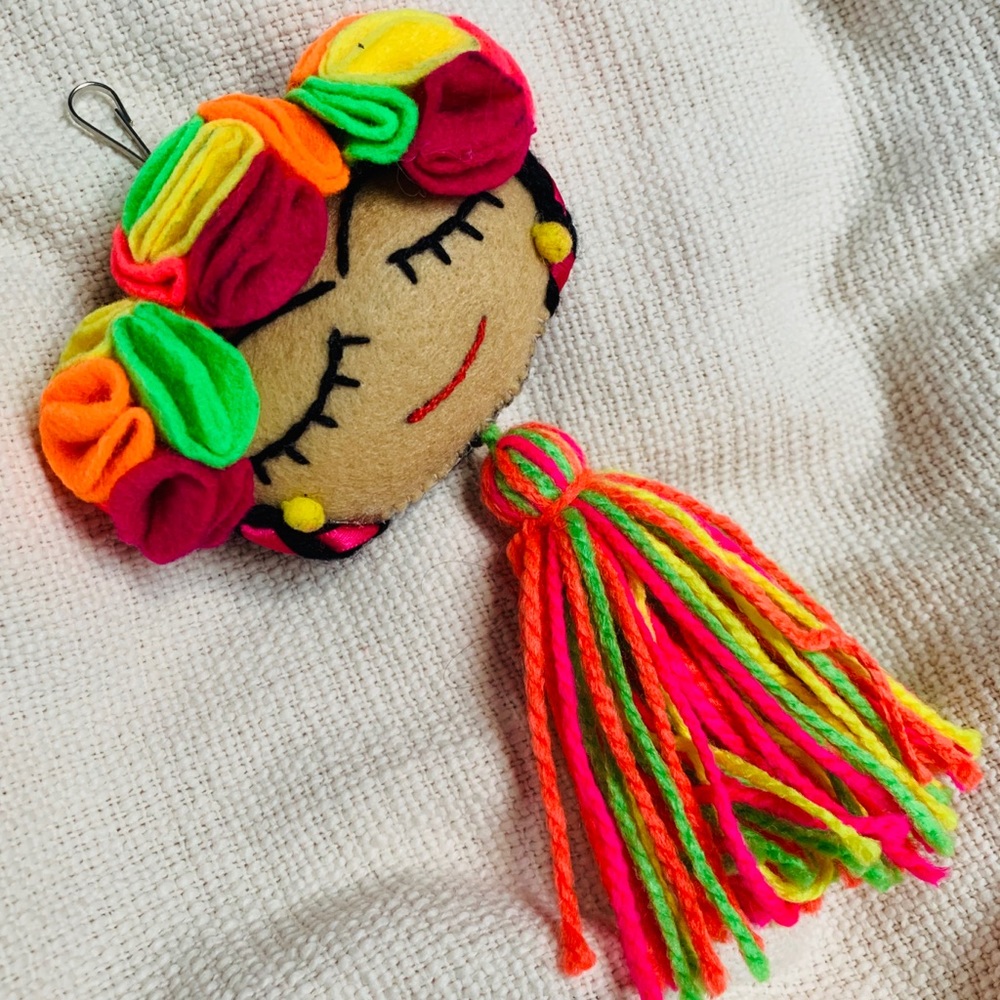Frida Kahlo Purse/Car Hanging